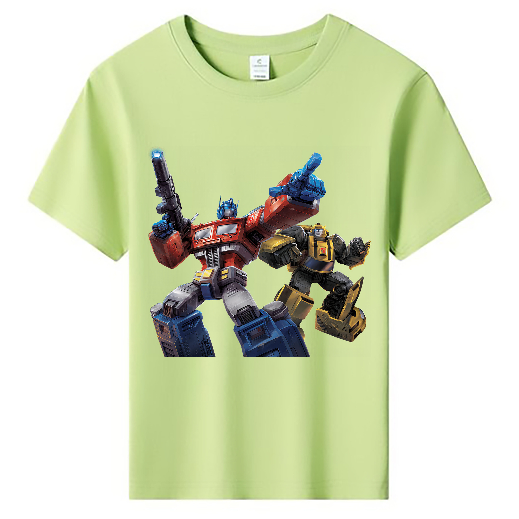 （画像用） Transformers トランスフォーマー 綿100％キッズTシャツ（フロントプリント）